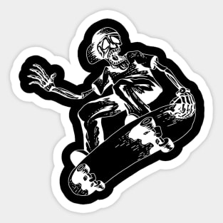 Extreme skull skater skate or die - Skate or Die Sticker